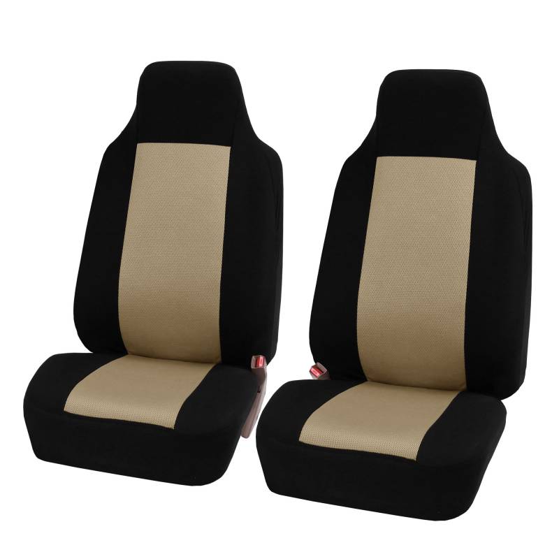 Vorderen Satz AutoSitzbezüge, Beige von FH GROUP