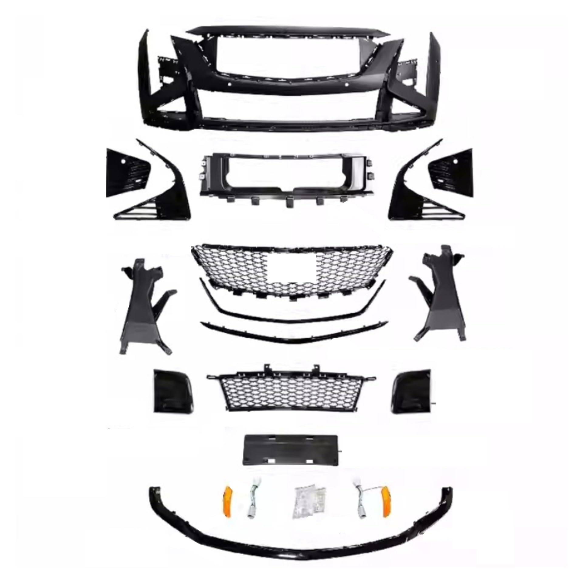 FHDBD Auto Stoßstange Kühlergrill Nebelscheinwerfer Rahmen Montage Kompatibel for Cadillac CT5 2024 Modifizierte Karosserie Kit Autoscooter Zubehör FHDBD Auto Stoßstange Kühlergrill Nebelscheinwerfer Rahmen Montage Kompatibel for Cadillac CT5 2024 Modifizierte Karosserie Kit Autoscooter Zubehör von FHDBD
