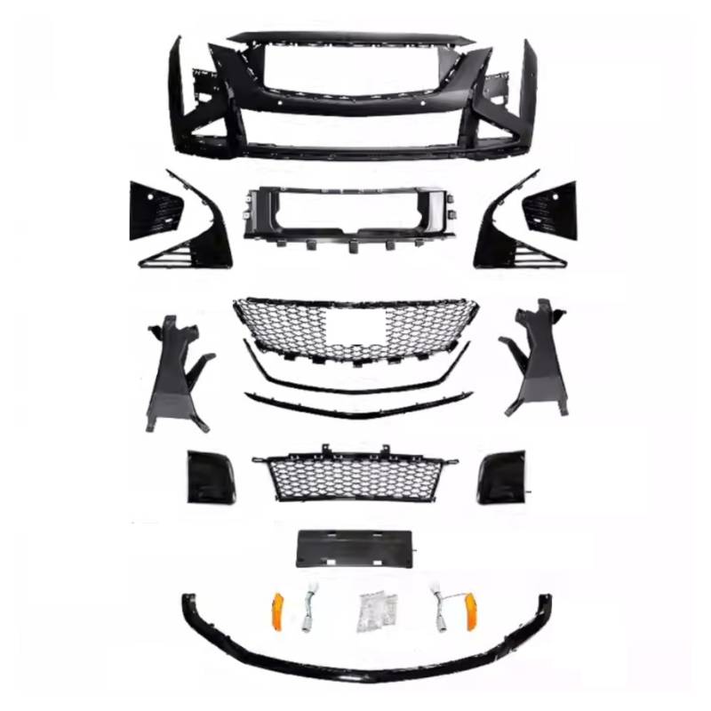 FHDBD Auto Stoßstange Kühlergrill Nebelscheinwerfer Rahmen Montage Kompatibel for Cadillac CT5 2024 Modifizierte Karosserie Kit Autoscooter Zubehör von FHDBD