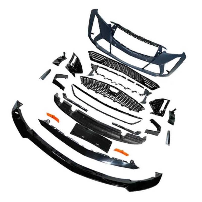 FHDBD Auto Stoßstange Vorne Seite skizzieren klinge kühlergrill Kompatibel for Cadillac CT5 upgrade zu v schwarz flügel körper kit von FHDBD
