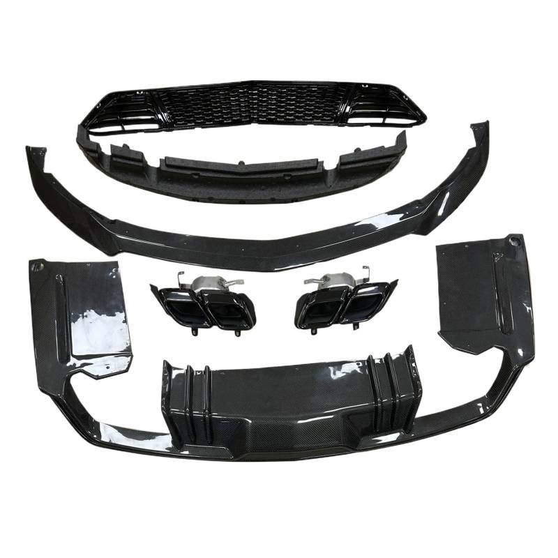 FHDBD Autostoßstange Front Body Kits Kühlergrill Kompatibel for Cadillac CT5 2020+ Upgrade CT5-V BlackWing Style ABS Autostoßstange von FHDBD