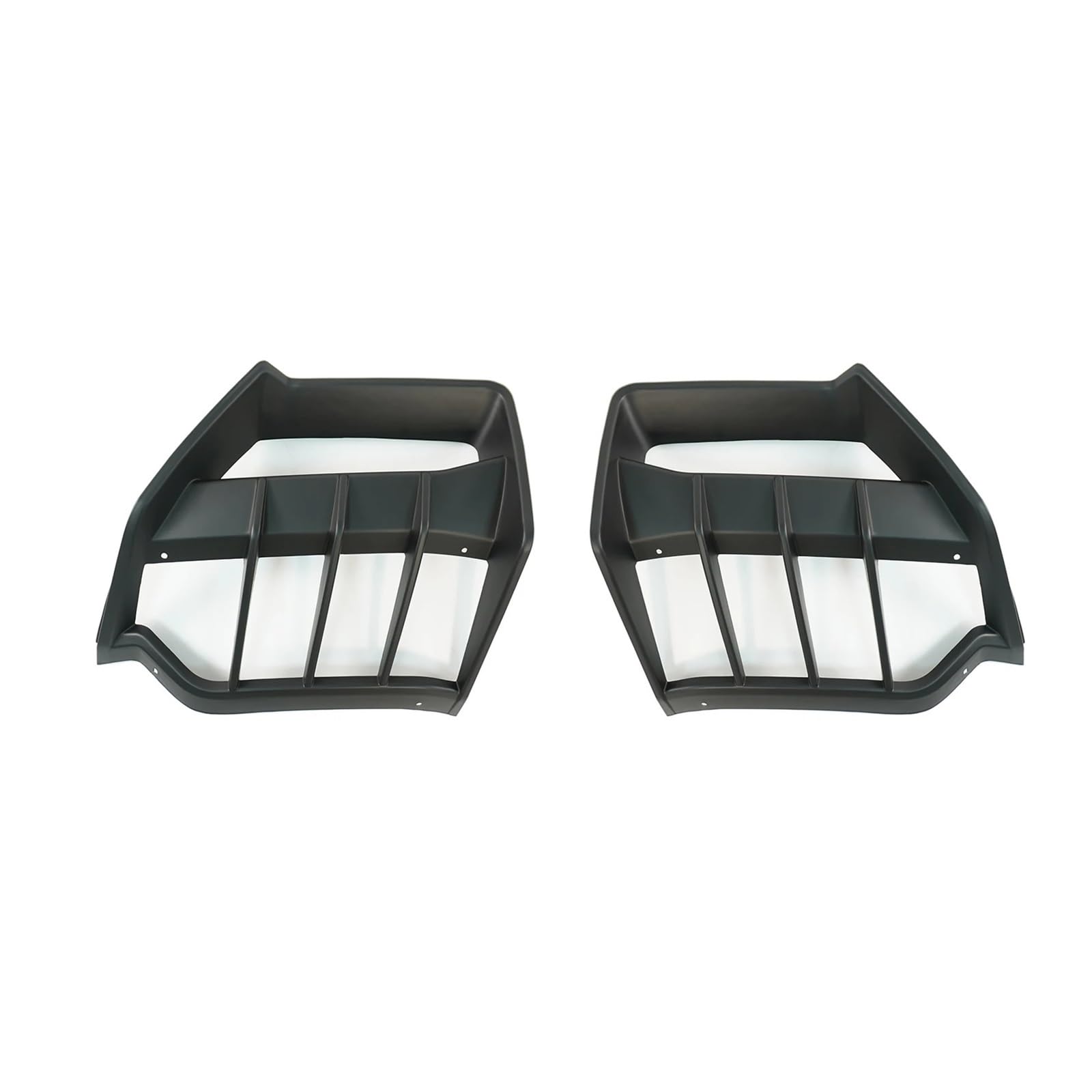 FHDBD Autostoßstange hinten, kompatibel for Chevrolet Corvette C8 Stingray/E-Ray 2020–2024, Heckstoßstangen-Diffusoreinsätze, Mattschwarz, EIN Paar, Autozubehör, Karosserie-Kit(A) von FHDBD