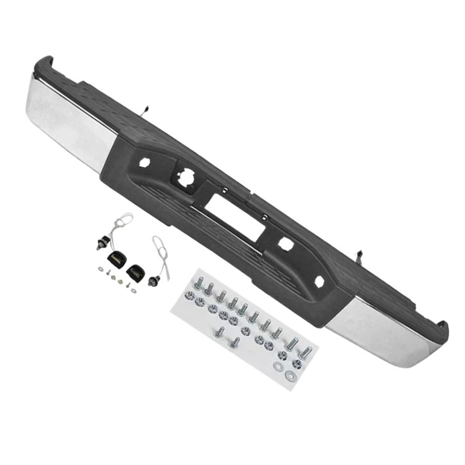 FHDBD Autostoßstange hinten, schwarz, kompatibel mit Chevrolet Silverado, GMC Sierra 1500 2007–2013, strapazierfähig, Keine Löcher for Parksensoren, Offroad-Schutz FHDBD Autostoßstange hinten, schwarz, kompatibel mit Chevrolet Silverado, GMC Sierra 1500 2007–2013, strapazierfähig, Keine Löcher for Parksensoren, Offroad-Schutz von FHDBD