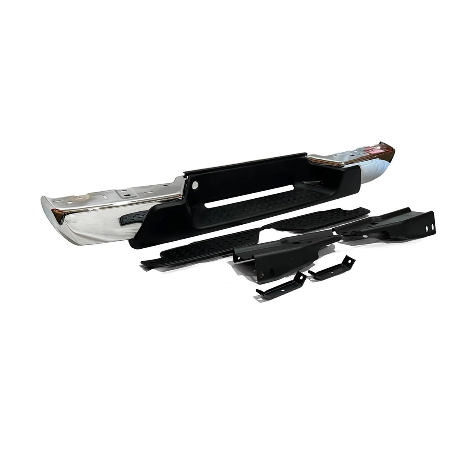 FHDBD Autostoßstange hinten ersetzen, kompatibel mit Chevrolet Colorado, GMC Canyon 2004–2007, hintere Trittstufen-Stoßstangenschutzbaugruppe, Löcher for Parkassistent-Sensor, Chrom, Magickit FHDBD Autostoßstange hinten ersetzen, kompatibel mit Chevrolet Colorado, GMC Canyon 2004–2007, hintere Trittstufen-Stoßstangenschutzbaugruppe, Löcher for Parkassistent-Sensor, Chrom, Magickit von FHDBD