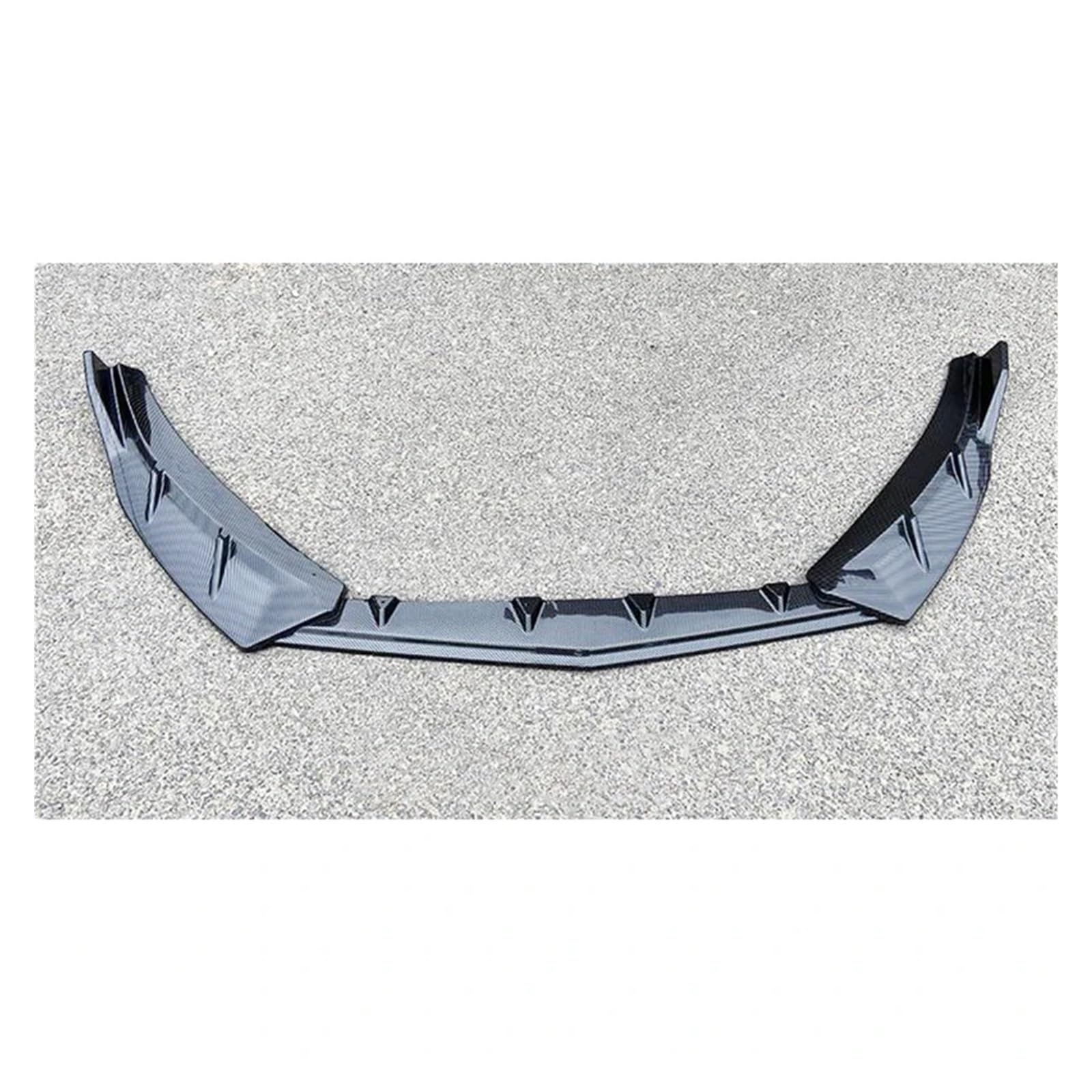 FHDBD Autostoßstange vorne, passend for Buick Regal Zubehör, dreiteilige Auto-Frontstoßstange, Geteilte Lippe, Body Kit, Spoiler-Modifikation 2014(Pseudo Carbon Fiber) von FHDBD