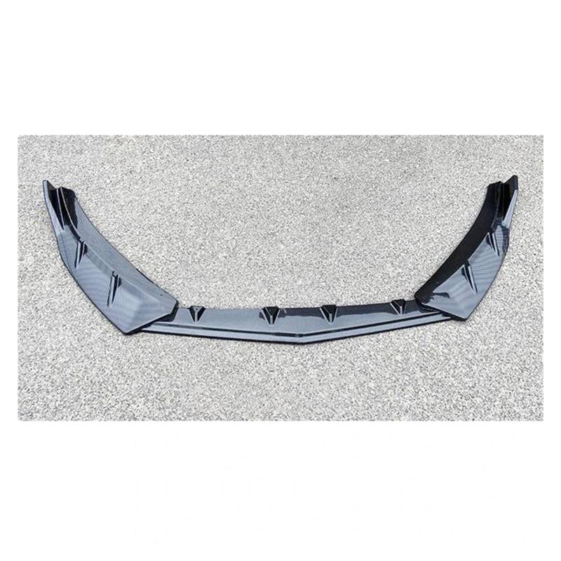 FHDBD Autostoßstange vorne, passend for Buick Regal Zubehör, dreiteilige Auto-Frontstoßstange, Geteilte Lippe, Body Kit, Spoiler-Modifikation 2014(Pseudo Carbon Fiber) von FHDBD