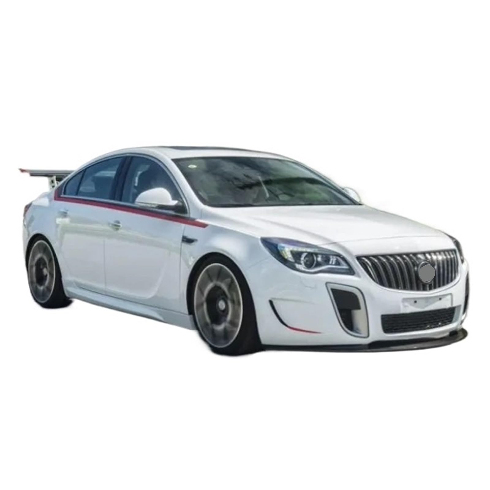 FHDBD Autostoßstange vorne kompatibel for Buick Regal 09-16 GS Insignia, Opel Carbonfaser-Frontlippe, Karosserie-Kits, Autozubehör, faserverstärkter Kunststoff(Carbon Fibre) von FHDBD