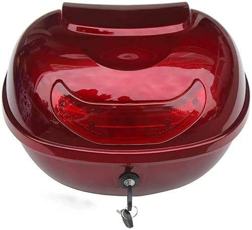 FHDCNTO Motorrad -Top -Koffer Motorrad -Top -Box -Roller -Trunk -Gepäck -Box -Helm -Lagerträger Heckhülle mit weicher Rückenlehne und Nacht Warnleuchte/Rot B/15 LX 12,2 "WX 9" H FHDCNTO Motorrad -Top -Koffer Motorrad -Top -Box -Roller -Trunk -Gepäck -Box -Helm -Lagerträger Heckhülle mit weicher Rückenlehne und Nacht Warnleuchte/Rot B/15 LX 12,2 "WX 9" H von FHDCNTO