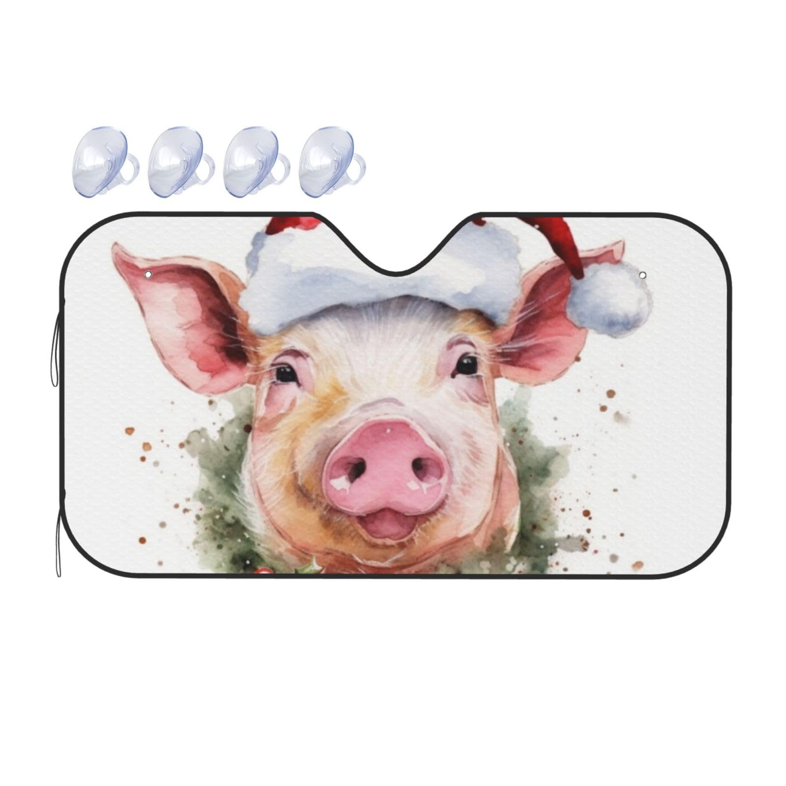Smiling Car Windshield Sun Shade Foldable Car Front Window Sunshade for Most Cars SUV Truck - Heat Blocker Auto Visor Protector Universal Automotive Sunshades Small Smiling Car Windshield Sun Shade Foldable Car Front Window Sunshade for Most Cars SUV Truck - Heat Blocker Auto Visor Protector Universal Automotive Sunshades Small von FHEDVBN