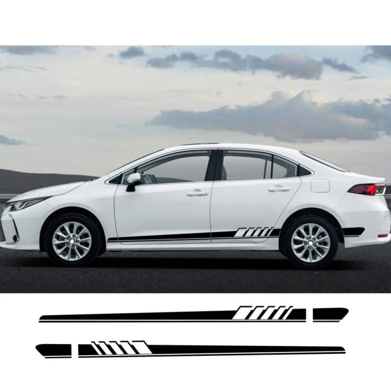 2 STÜCKE Autoaufkleber, Für T=oyota RAV4 Yaris CHR Prado Avensis Crown Auris Camry Land Cruiser Avalon Highlander Tuning Zubehör von FHKQMLFQ