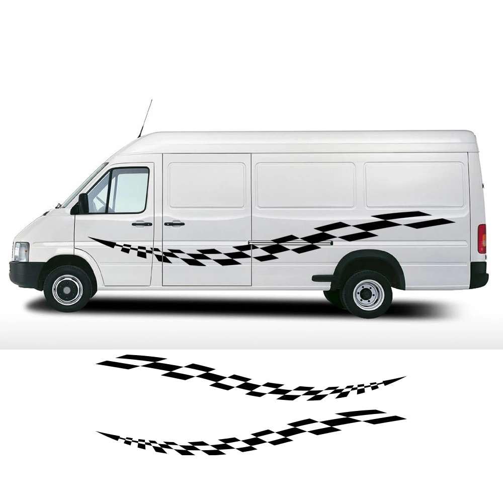 2Pcs Auto beide Seite Aufkleber, für VW LT35 Racing Sport DIY Camper Van Streifen Grafik Vinyl Dekor Aufkleber Zubehör 2Pcs Auto beide Seite Aufkleber, für VW LT35 Racing Sport DIY Camper Van Streifen Grafik Vinyl Dekor Aufkleber Zubehör von FHKQMLFQ