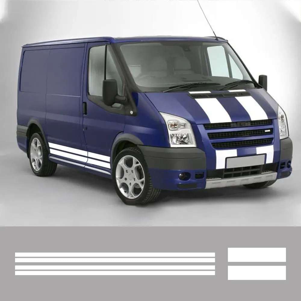 4 Teile/Los Auto Aufkleber, für Ford Transit MK6 MK7 Tuning Zubehör Schutz Camper Van Sport Grafik Vinyl Motorhaube Motor Aufkleber 4 Teile/Los Auto Aufkleber, für Ford Transit MK6 MK7 Tuning Zubehör Schutz Camper Van Sport Grafik Vinyl Motorhaube Motor Aufkleber von FHKQMLFQ