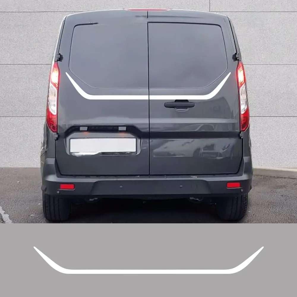 Auto Hecktür Aufkleber Vinyl Film Aufkleber, für Ford Transit Connect Zubehör Tuning Camper Van Line Grafiken Auto Hecktür Aufkleber Vinyl Film Aufkleber, für Ford Transit Connect Zubehör Tuning Camper Van Line Grafiken von FHKQMLFQ