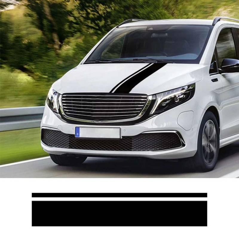 Auto Motorhaube Motor Vinyl Aufkleber, für Mercedes Benz Vito V Klasse Viano W447 W639 W638 Marco Polo Camper Van Tuning Zubehör von FHKQMLFQ
