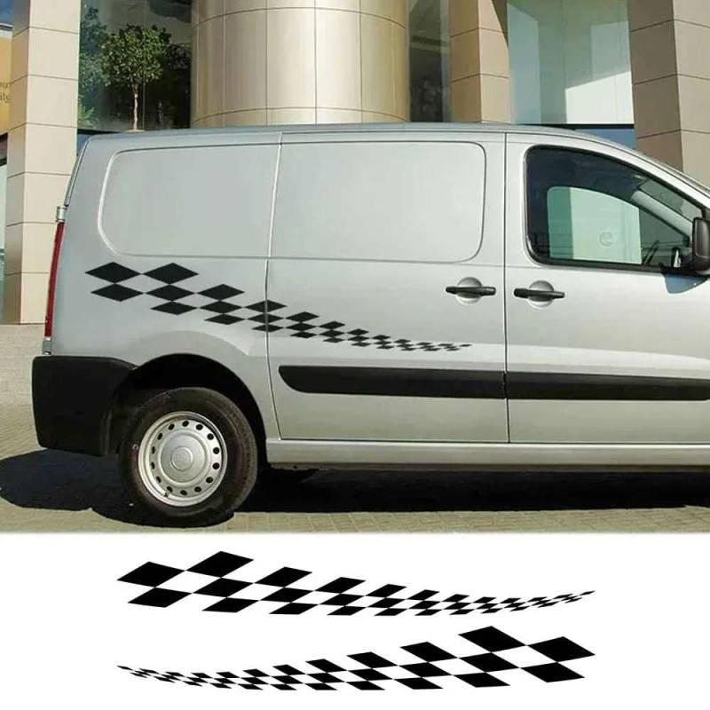 Auto Rennen Sport Styling Aufkleber Automobilkarosserie Seitendekor Aufkleber wasserdichte Vinyl Dekoration Aufkleber Auto Tuning Zubehör von FHKQMLFQ