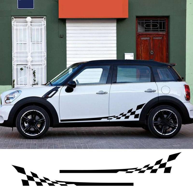 Auto Seite Vinyl Aufkleber, für Mini Cooper R56 R57 R58 R50 R52 R53 R59 R61 Countryman R60 F60 F55 F56 F54 Tuning Auto Zubehör von FHKQMLFQ