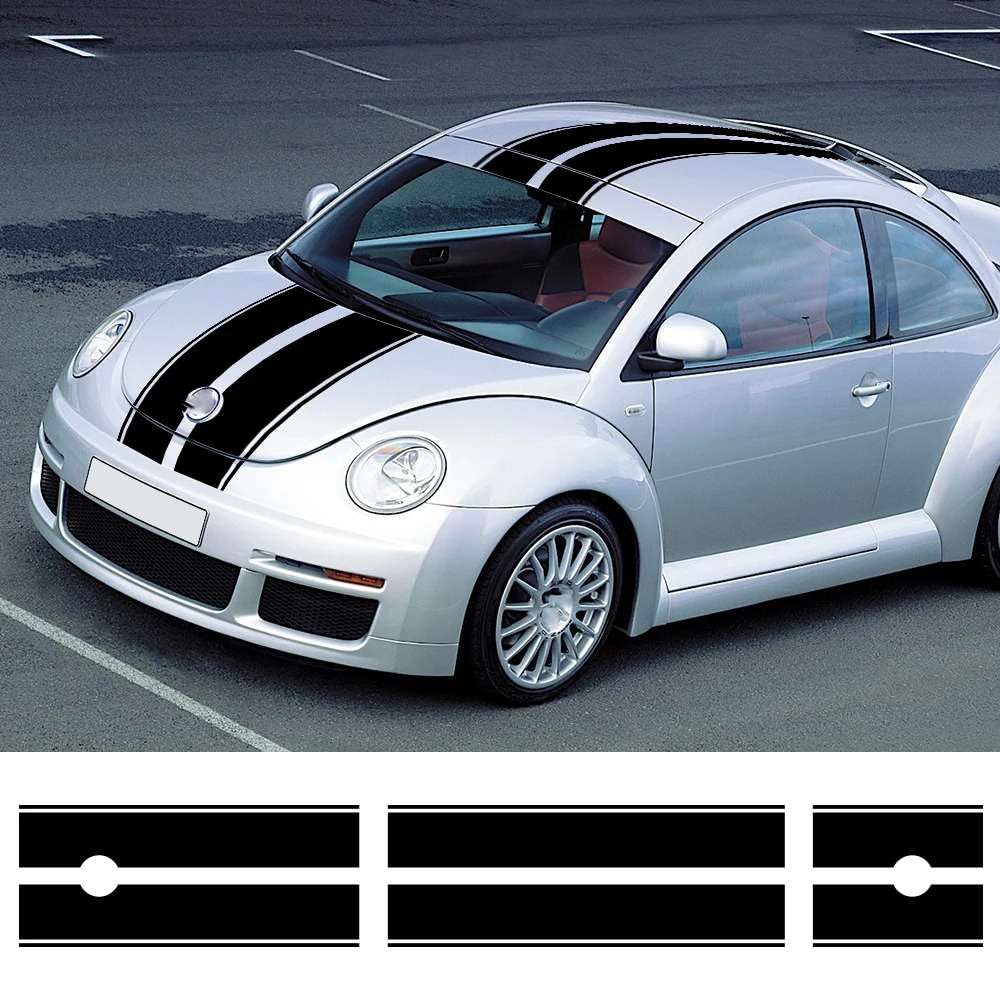 Auto Styling Motorhaube Motorhaube Dach Heck Kofferraum Streifen Kit, für Vw Käfer A5 2011-2018 Vinyl Aufkleber Aufkleber Tuning Zubehör Auto Styling Motorhaube Motorhaube Dach Heck Kofferraum Streifen Kit, für Vw Käfer A5 2011-2018 Vinyl Aufkleber Aufkleber Tuning Zubehör von FHKQMLFQ