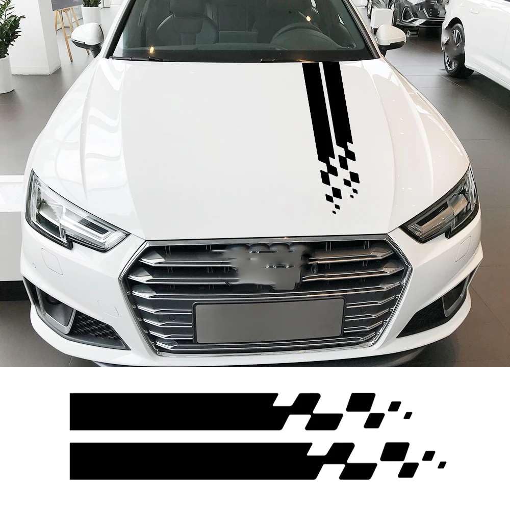 Universal Auto Motorhaube Abdeckung Aufkleber Auto Racing Sport DIY Styling Motorhaube Vinyl Film Aufkleber Tuning Zubehör passen, für alle Modelle Universal Auto Motorhaube Abdeckung Aufkleber Auto Racing Sport DIY Styling Motorhaube Vinyl Film Aufkleber Tuning Zubehör passen, für alle Modelle von FHKQMLFQ