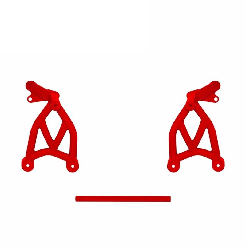 FICNNVJH Motorrad Sturzschutz Anti Fall Bar Motorrad Motor Schutz Crash Bungs Protektoren Seite Sicherheit Stoßstangen Wettbewerbsfähigen Stoßfänger Für CB190R(Red) von FICNNVJH