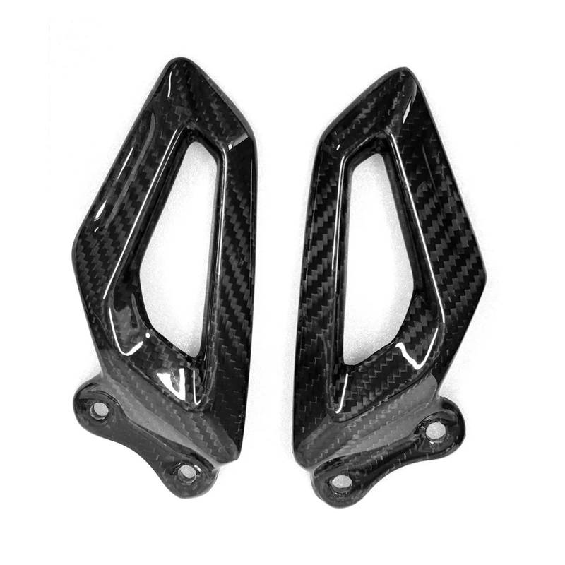 Kompatibel mit BMW S1000RR 2019 2020 2021 2022 2023 2024 3K Carbon Fiber Motorradzubehör Fersenschützer Fußplatten Rearests Verkleidungen von FIDBNAOOD