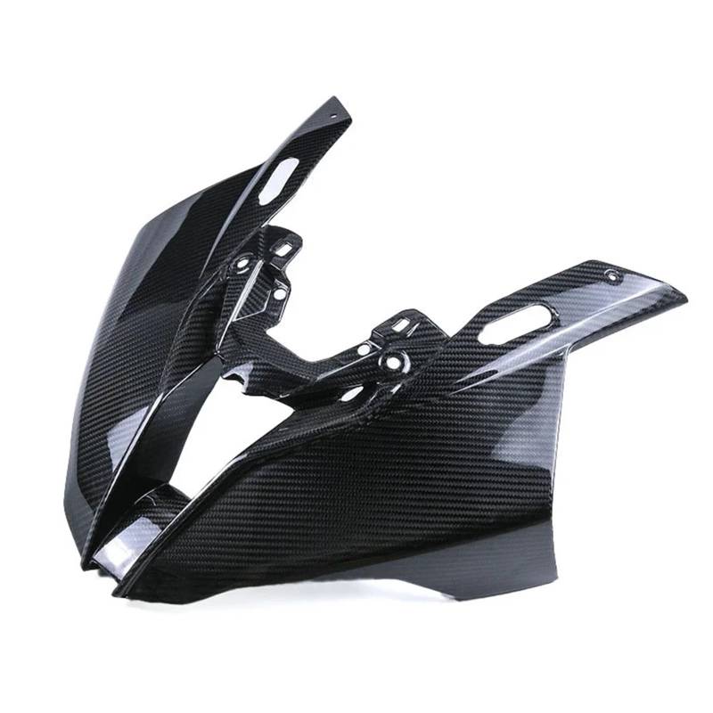 Kompatibel mit BMW S1000RR s1000rr 2020 2021 2022 2023 Carbon Fiber Volle Front Verkleidung Gugel Motorrad Ersatzteile Verkleidungen Kit(Twill Glossy) von FIDBNAOOD