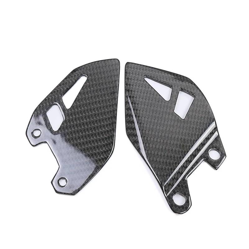 Kompatibel mit Kawasaki Z H2 Z-H2 2021 2022 2023 3K Carbon Fiber Fersenschützer Fußrastenanlage Schutz Motorradzubehör Verkleidungskits Teile von FIDBNAOOD