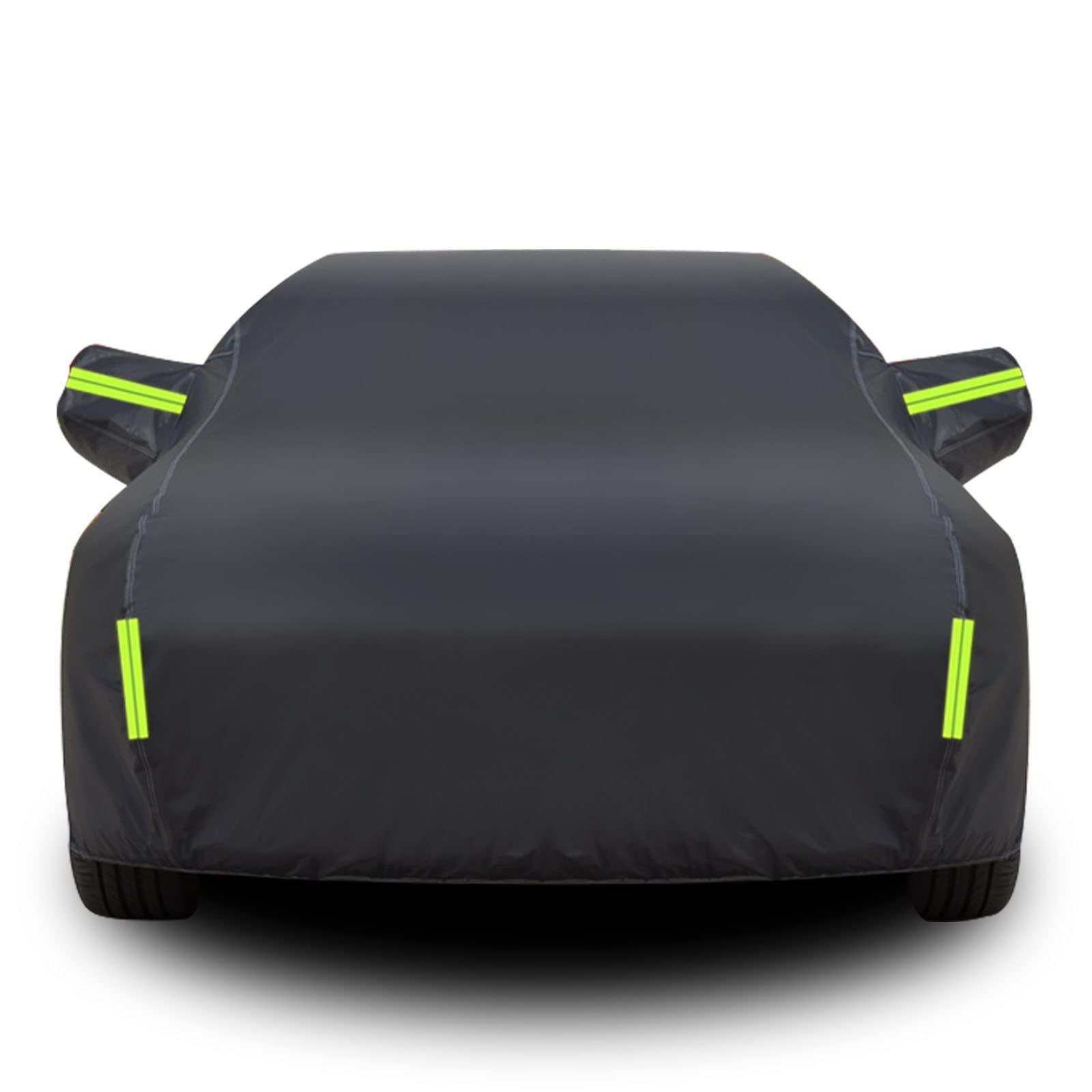 Autoabdeckung für Audi Q7 Q8 e-tron e-tron Sportback Autoabdeckung Professionelle Benutzerdefinierte Regenfeste wasserdichte Sonnenschutz-UV-Schutz-Autoabdeckung(Color:Black,Size:e-tron) von FIENZA