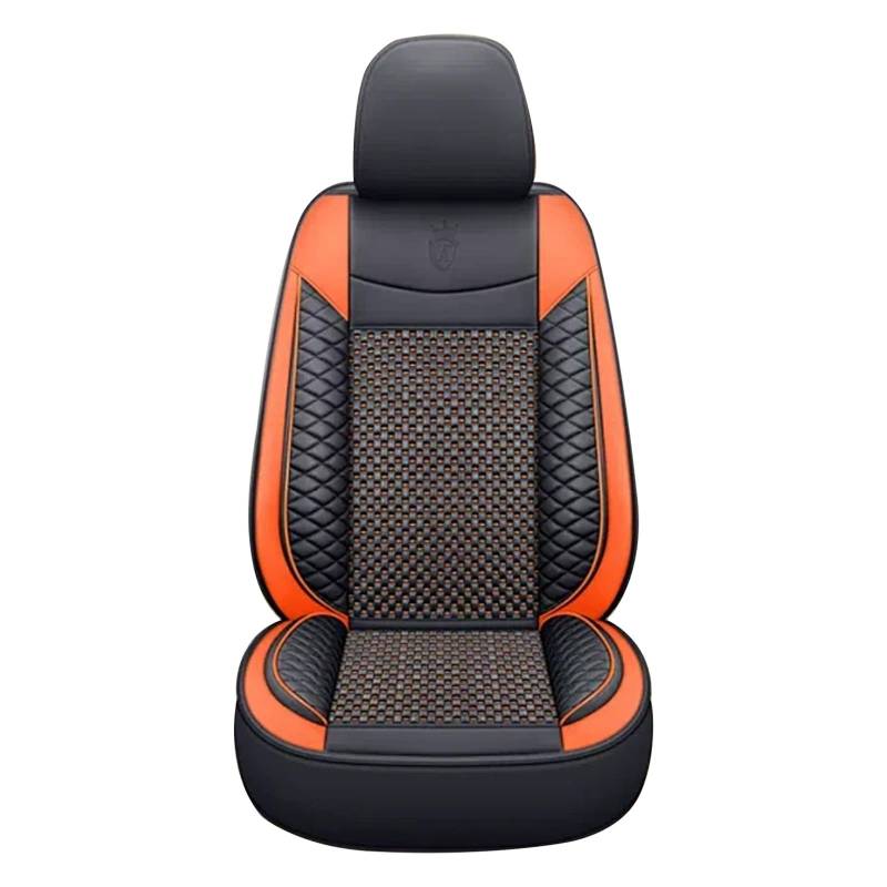 FIENZA Autositzbezüge Leder für Nissan Micra K14(2017-2021) Sitzbezüge Autositzschoner, FüNfteiliges Set AutozubehöR Innenraum von FIENZA