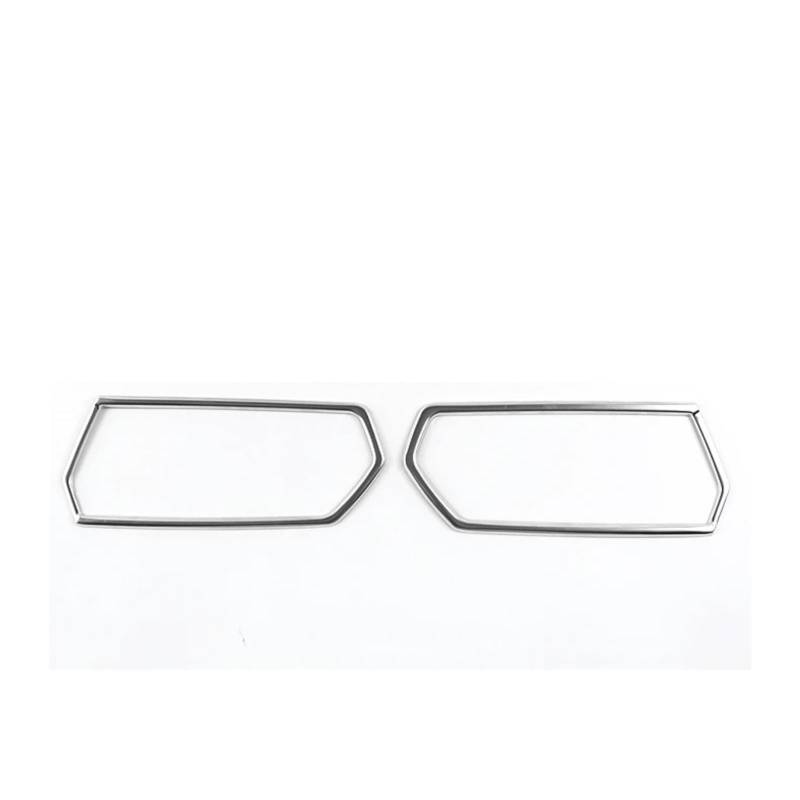 Innenausstattung Für A3 8Y 2021-2022 Styling Edelstahl Front Klimaanlage Outlet Rahmen Dekoration Abdeckung Trim Dekorative Zubehör(Silber) von FIFHSKFH