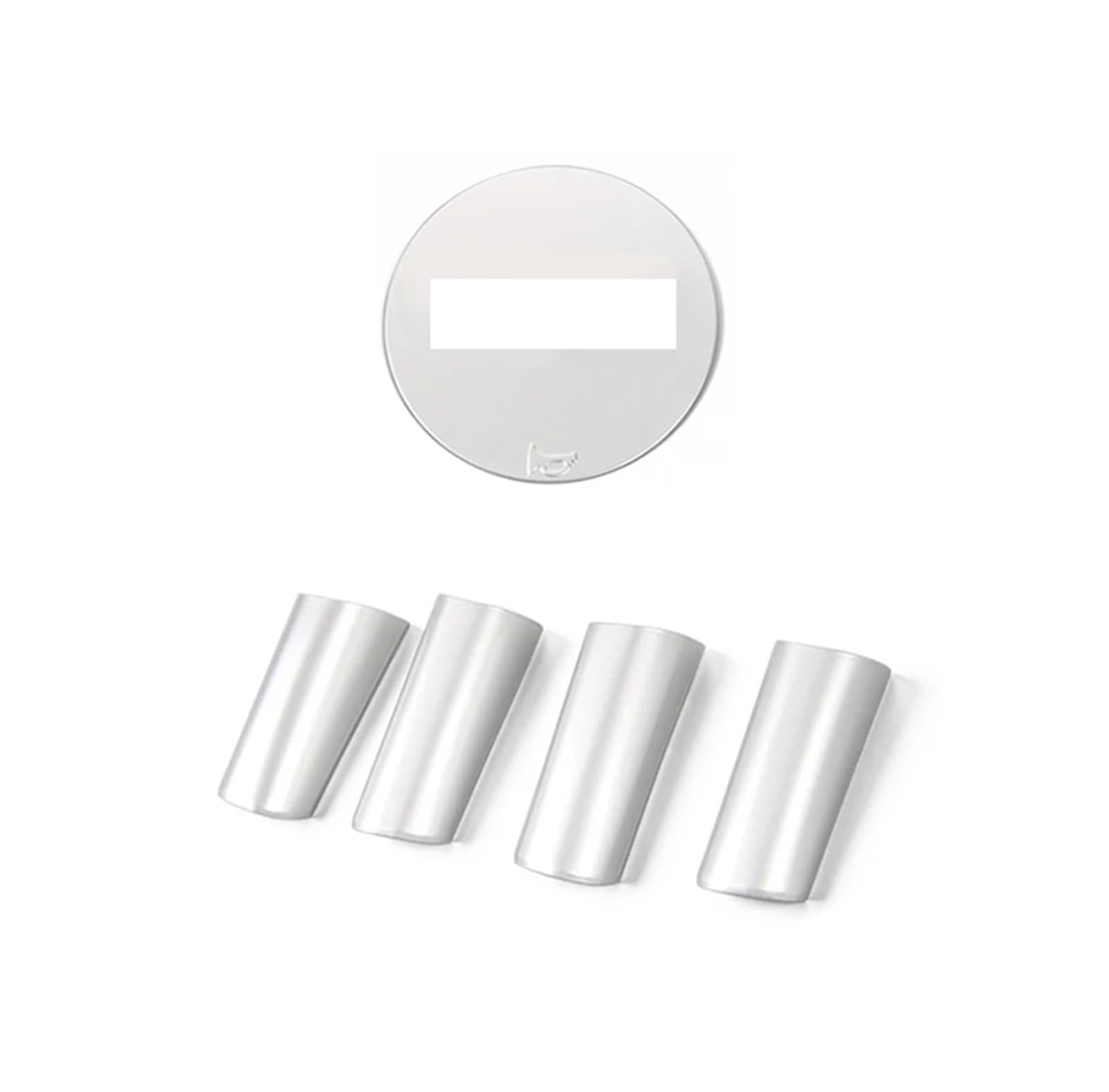 Innenausstattung Für Jeep Für Wrangler JK 2007-2010 ABS Auto Innen Lenkrad Dekoration Abdeckung Trim Dekorative Zubehör(Silver 5 pc) von FIFHSKFH