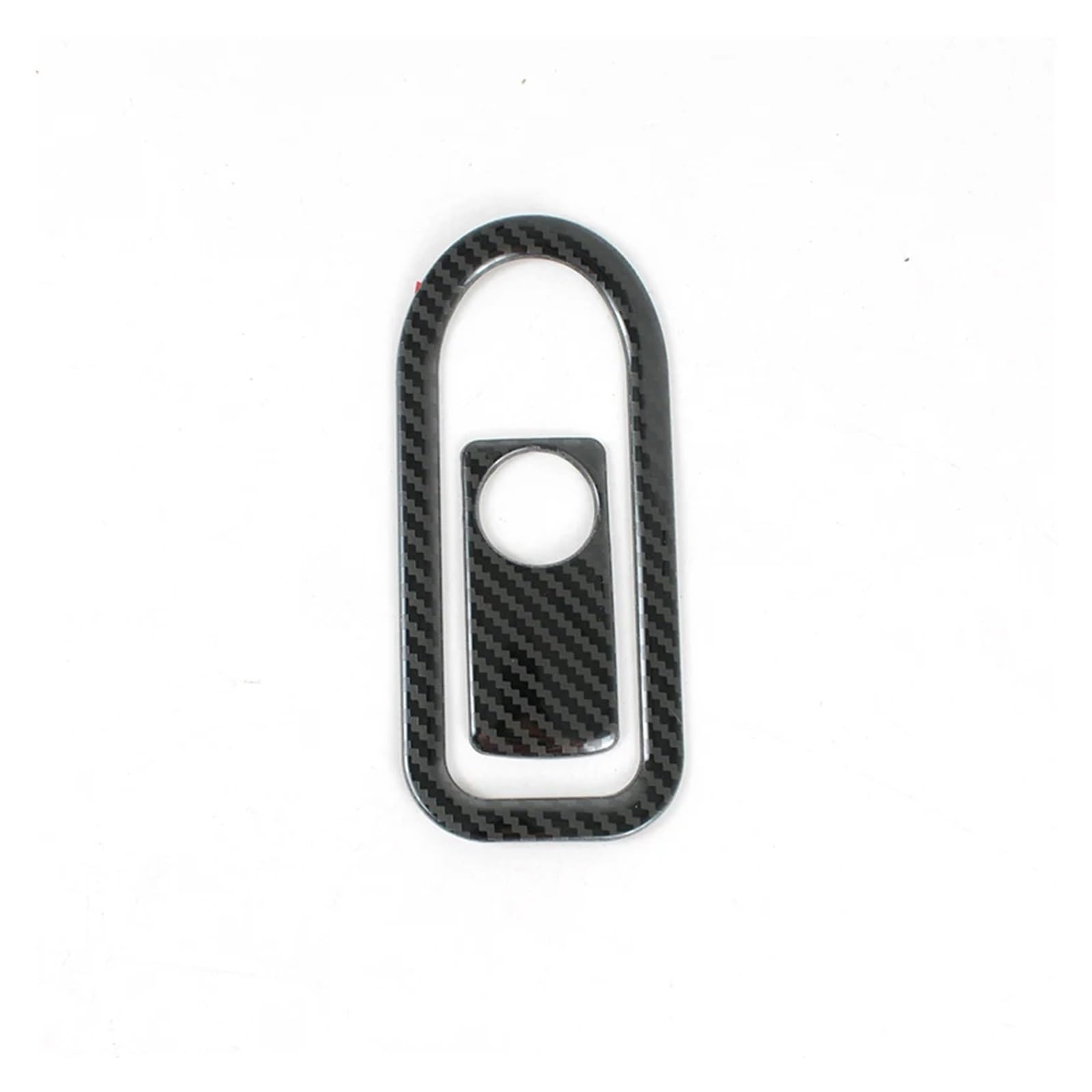 Innenausstattung Für Mercedes Für Benz C Klasse W205 2015-2018 Edelstahl Handschuhfach Schalter Rahmen Dekoration Abdeckung Trim Dekorative Zubehör(Kohlefaser Farb) von FIFHSKFH