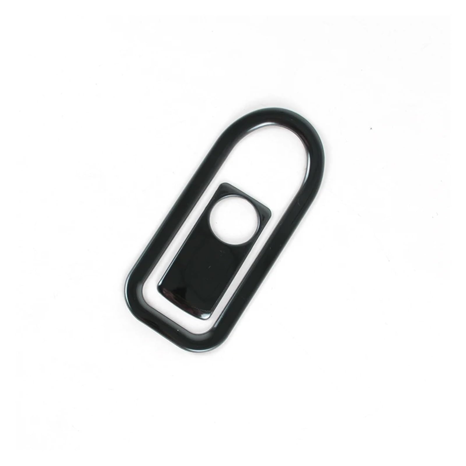 Innenausstattung Für Mercedes Für Benz C Klasse W205 2015-2018 Edelstahl Handschuhfach Schalter Rahmen Dekoration Abdeckung Trim Dekorative Zubehör(Schwarz) von FIFHSKFH