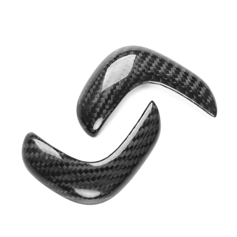 Innenausstattung Für Nissan GTR R35 2017-2022 Carbon Fiber Auto Innen Konsole Schaltknauf Abdeckung Trim Dekoration Dekorative Zubehör(Schwarz) von FIFHSKFH