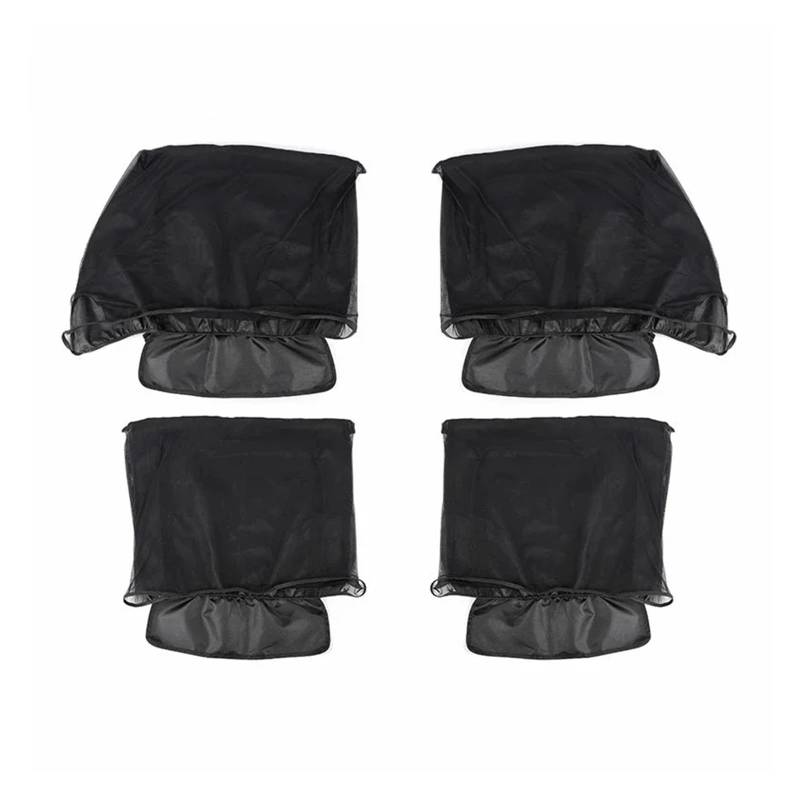 Sonnenschutz für Seitenfenster Auto Fenster Sonnenschutz Abdeckung Lagerung Tasche Für Jeep Für Wrangler JK JL Für Gladiator JT 2007-2024(A Set) von FIFHSKFH