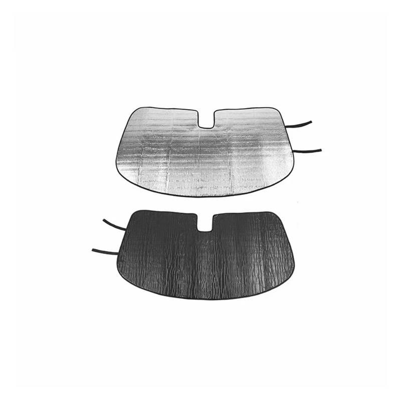 Sonnenschutz für Seitenfenster Für Dodge Für Challenger 2009-2013 Up Auto Frontscheibe Sonnenschutz Abdeckung Sonnenblende Anti UV Ray Zubehör(B) von FIFHSKFH