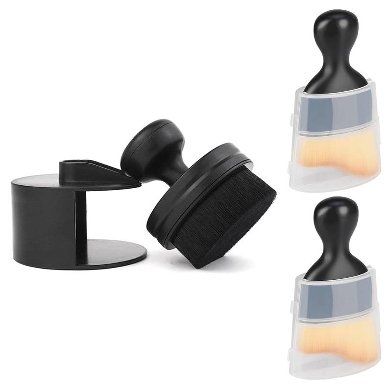 FIHODONE 3 Stück Pinsel Autoreinigung, Staubpinsel Kein Kratzer, Detailing Pinsel Weiche, Reinigungspinsel Auto für Auto Zubehör Innenraum, Automovie, Armaturenbrett Air Outlet Gap (Schwarz) von FIHODONE