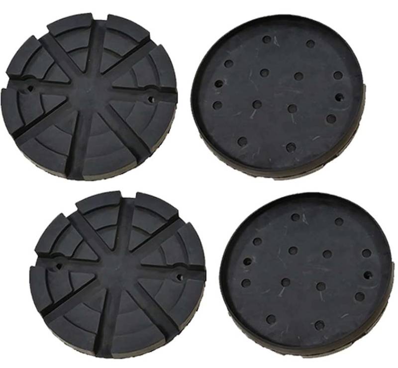 FILAVERSE 4X Gummiauflagen für NUSSBAUM AMI Hebebühne | Ø125/120mm H24mm | 4er Set Aufnahmeteller Gummipads 2-Säulen Bühne | Sicherer Halt von FILAVERSE
