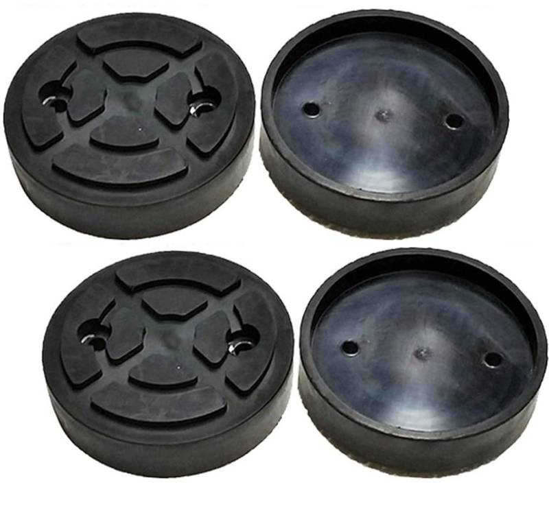 FILAVERSE - 4X Gummiauflagen Hebebühne Ø120/108mm Set | Speziell für Launch, Twin Busch, RP Tools 2-Säulen-Hebebühnen | Stabile & Sichere Auflage von FILAVERSE