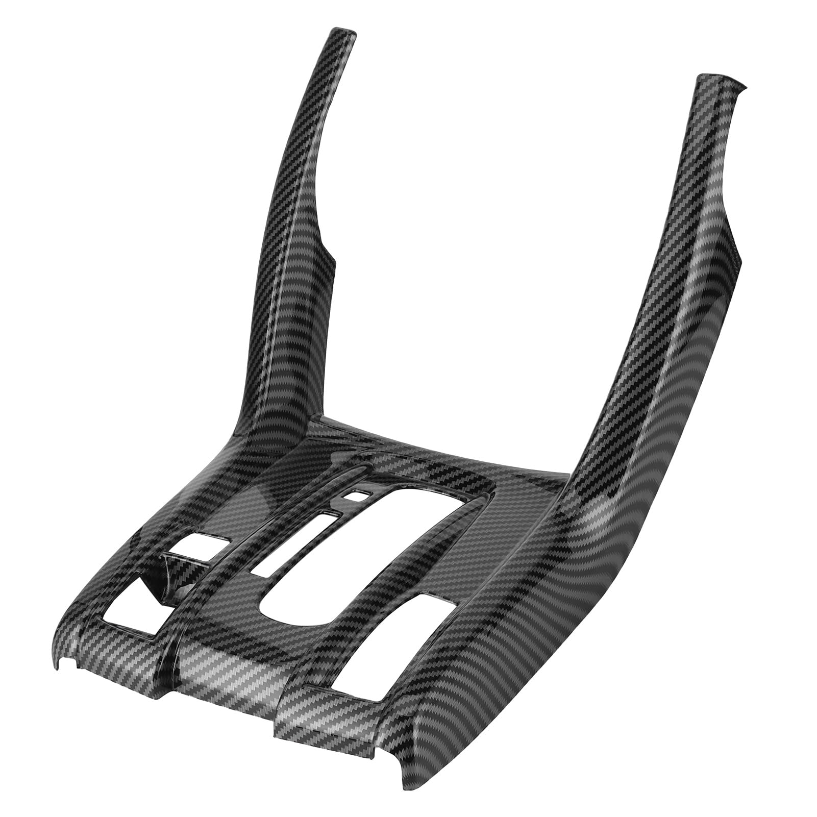 Abdeckung des Zentralverschiebungsplatte mit Zentraler Steuerungspaneel, 1 -pC -Zahnradverschiebungspaneelrahmen -Schalthebel -Innenabdeckung mit Selbstklebender Klebeband, um (Kohlefaserfarbe) von FILFEEL