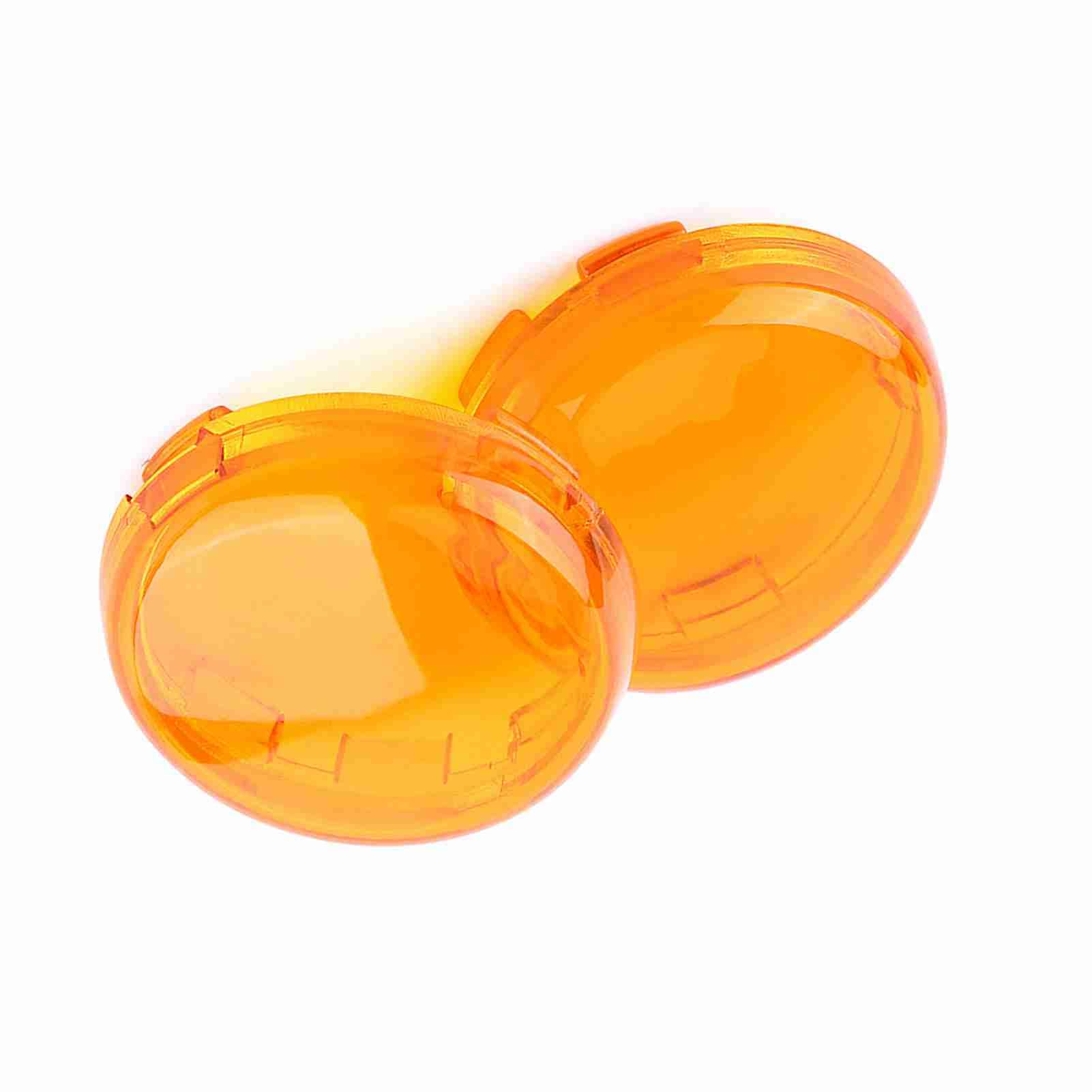 FILFEEL Accessoires, Plastik -Blinkerlinsen -Motorrad -LED -Signale mit Paaren Signale Leuchtlinsenabdeckung für Motorrad Vorne und Hinten Kurvensignale (YELLOW) von FILFEEL