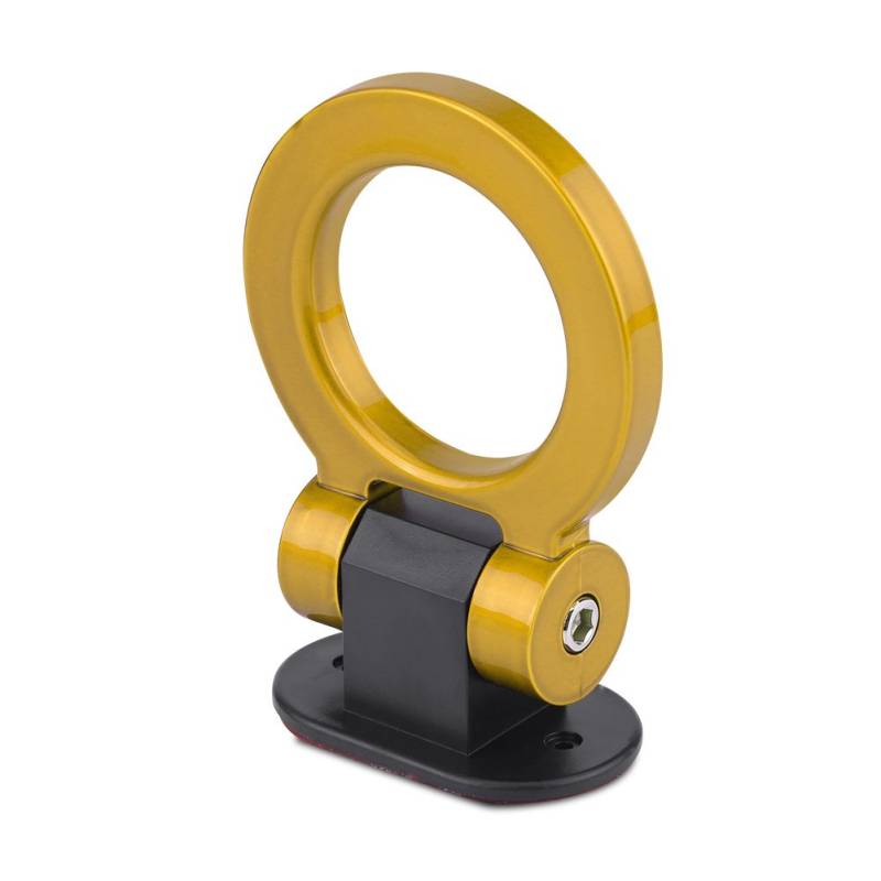 FILFEEL Car Tow Haken Kit, 108 cm / 3,93.15in Rennschlepp Haken Auto Schlepptau Haken Ablagen Plastik Universell (Gold) von FILFEEL