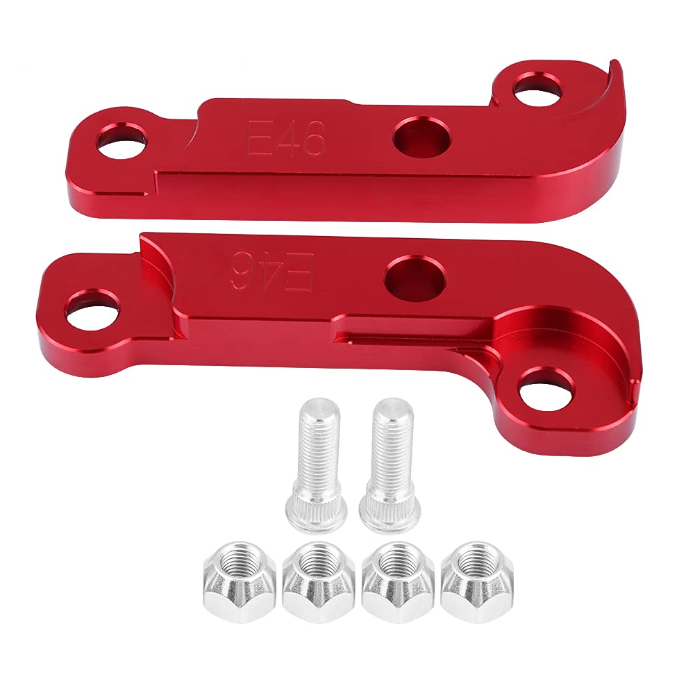 FILFEEL Driftadapter, Aluminium -Tuning -Adapter -Drift -Lock -Kit mit Befestigungsschrauben Zum Erhöhen des Drehwinkels 25% (Rot) von FILFEEL
