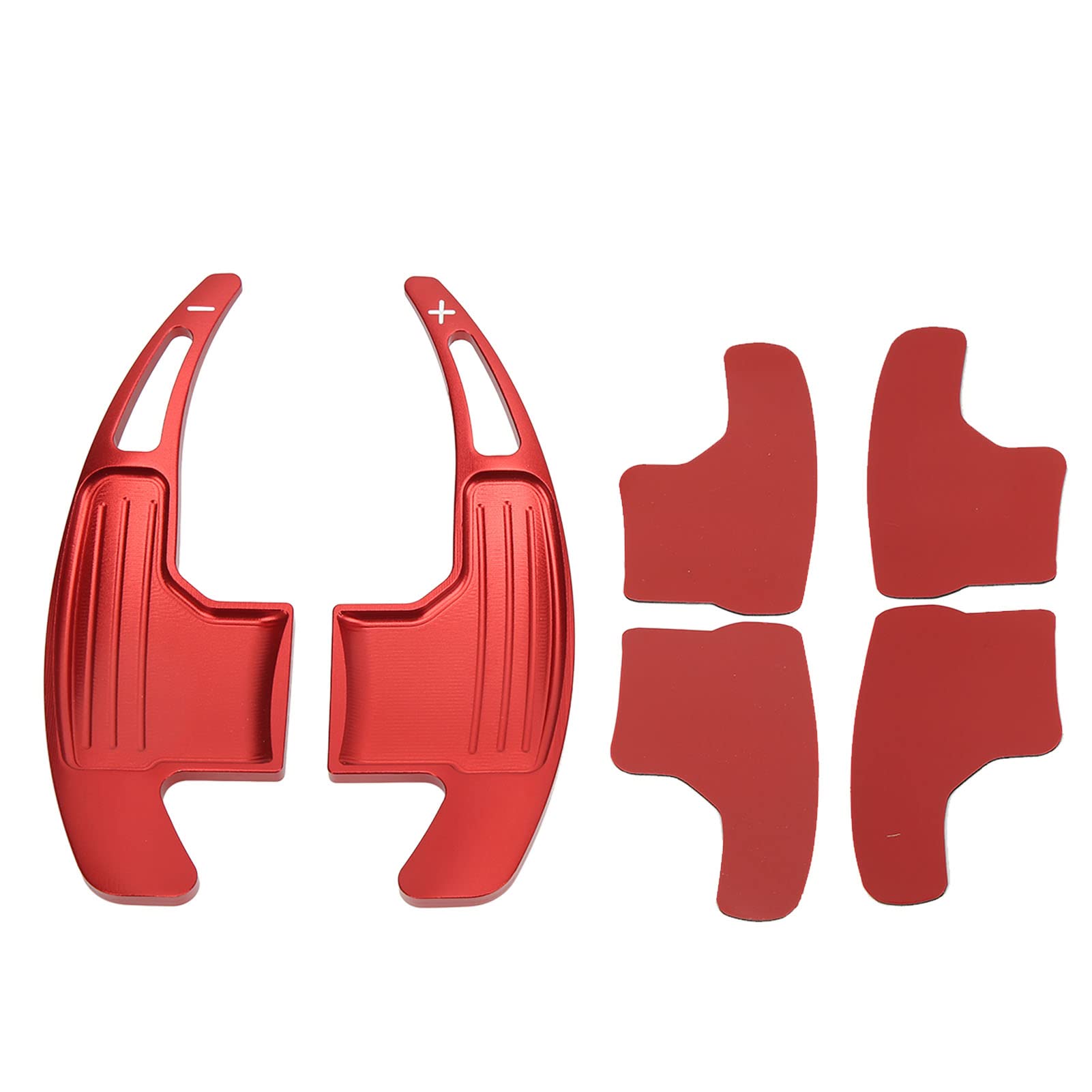 FILFEEL Lenkrad Schaltwippen, 1 Paar Lenkrad Schaltwippen Verlängerung Innenausstattung aus Aluminiumlegierung (Rot) von FILFEEL