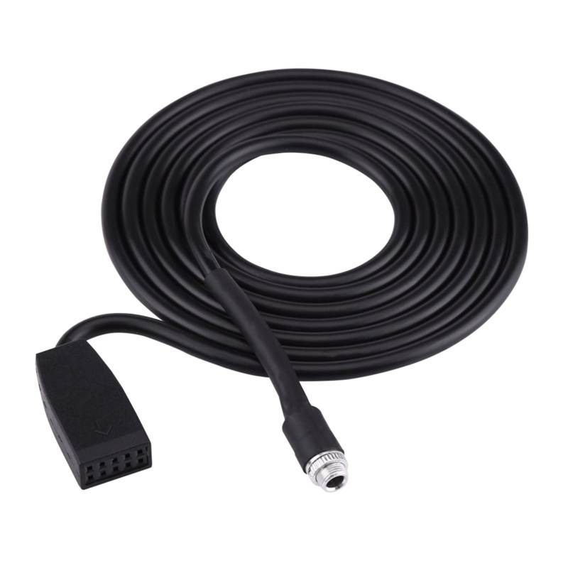 Filfeel Aux-Kabel, 1,5 M / 59 "Länge 3,5 Mm Hörkabel Auxiliärkabel ABS Kunststoff Kompatibel mit E46 1999-2006 Modell von FILFEEL