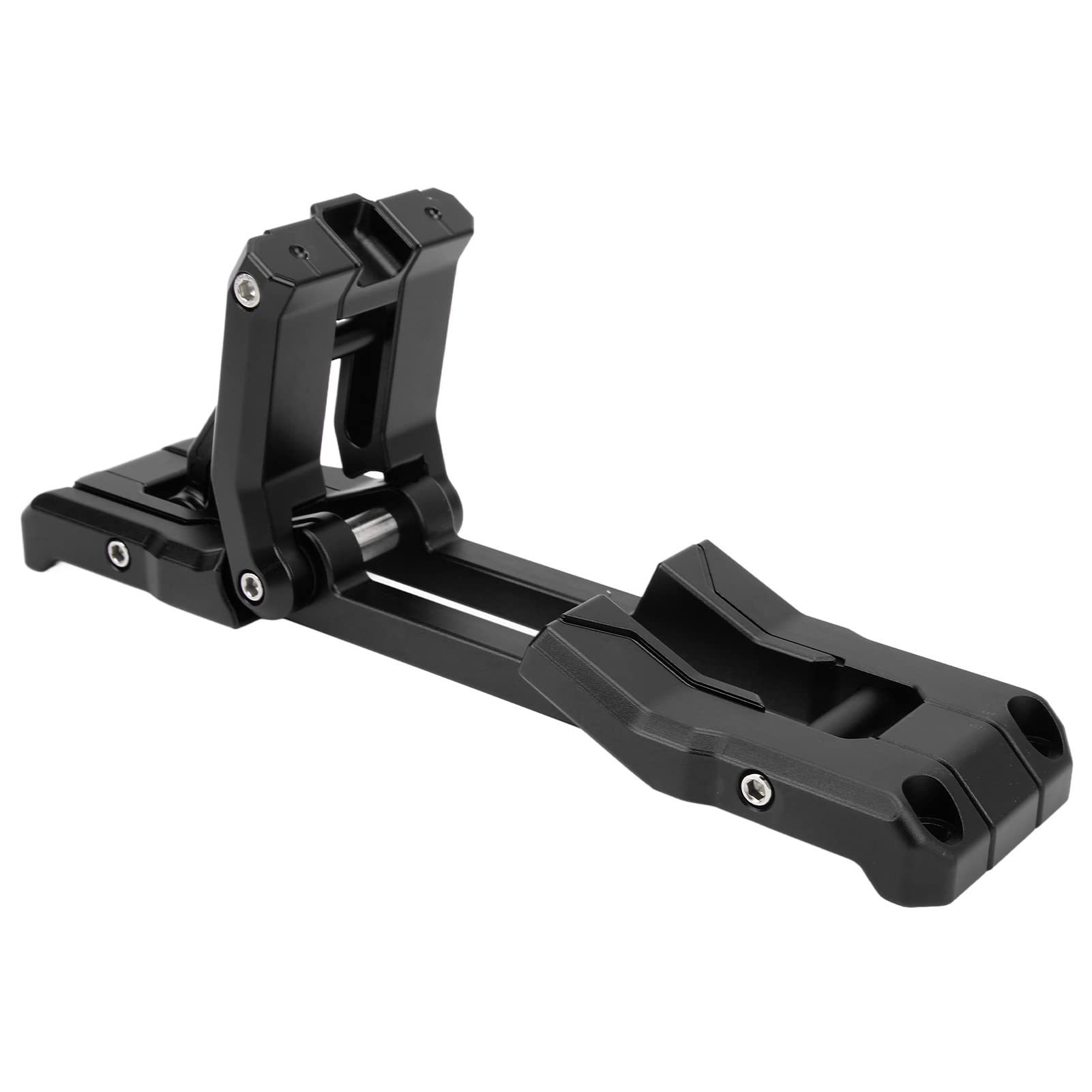 Filfeel Car Door Stiefklappfaltbar, Aluminium-Legierungsdachschritt für den Ersatz für Autosicherheit für JK JKU JL JLU 2007-2021 (BLACK) von FILFEEL