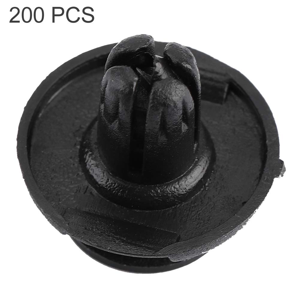 Filfeel Car Stoßstange-Halterungsclips, 91501-S04-003 Plastic Black Stoßstangenhalterclips Car Plastic Fit for Insight (2000-2014) und mehr. (ZweiHnert Packungen) von FILFEEL