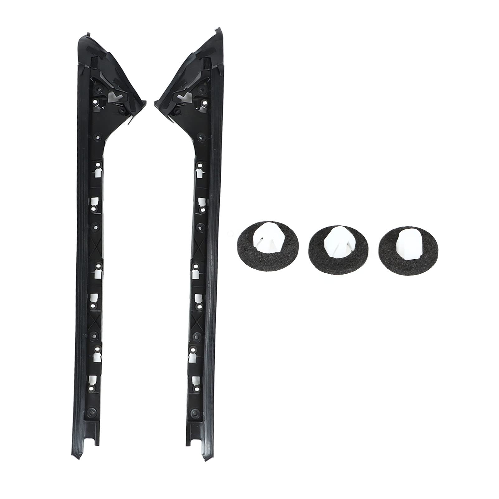 Filfeel Eine Säulenverkleidung, 926-451 Fensterverkleidung Formform Vordere Windschutzscheibe Kit ABS-Gummi Ersatz für Explorer 2011-2019 Filfeel Eine Säulenverkleidung, 926-451 Fensterverkleidung Formform Vordere Windschutzscheibe Kit ABS-Gummi Ersatz für Explorer 2011-2019 von FILFEEL