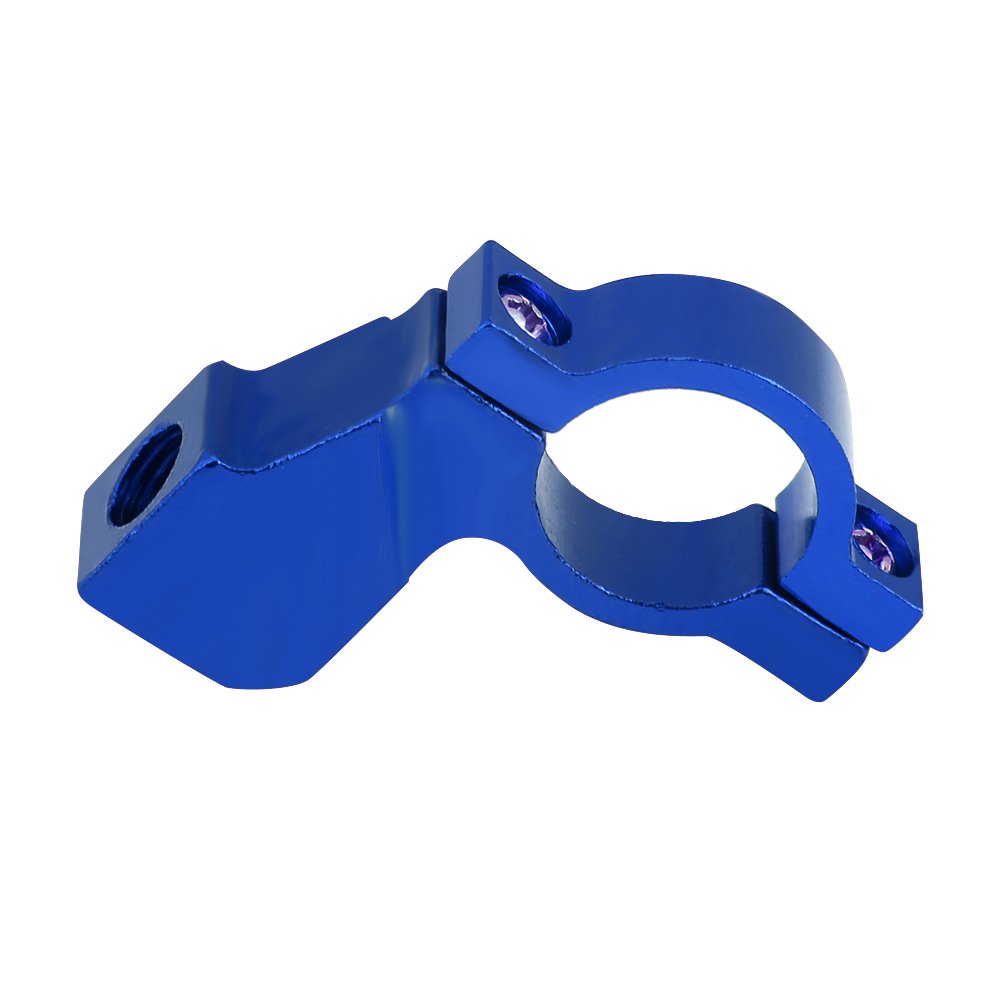 FILFEEL Motorradspiegeladapter, Griffstabklemme für Alle -, ATV-, Scooter- und Elektrombilen, die mit 21-23-mm-Lenker Ausgestattet Sind (Blue) von FILFEEL