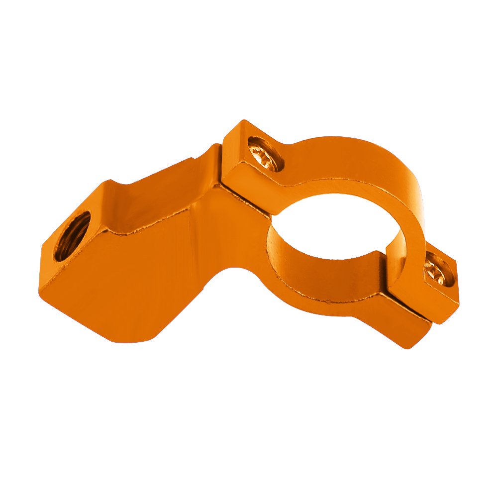 Filfeel Motorradspiegeladapter, Griffstabklemme für Alle -, ATV-, Scooter- und Elektrombilen, die mit 21-23-mm-Lenker Ausgestattet Sind (YELLOW) von FILFEEL