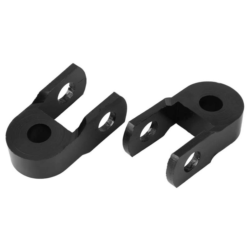 Motorrad -Stoßschockabkost, 2pcs Höhenverlängerung Schockierende Absorber -Motorrad Heck -Stoßdämpfer Riser Aluminiumlegierung Universelles Hochdämpfungsgerät (Keine Schrauben) von FILFEEL
